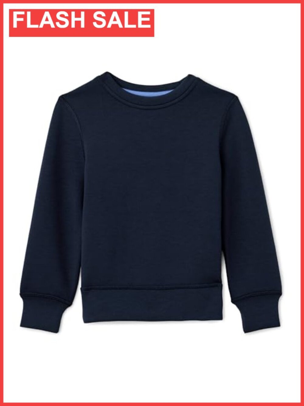 Boys Active Relaxed Fit Crewneck Pullover Sweatshirt Midweight Spacer Fabric